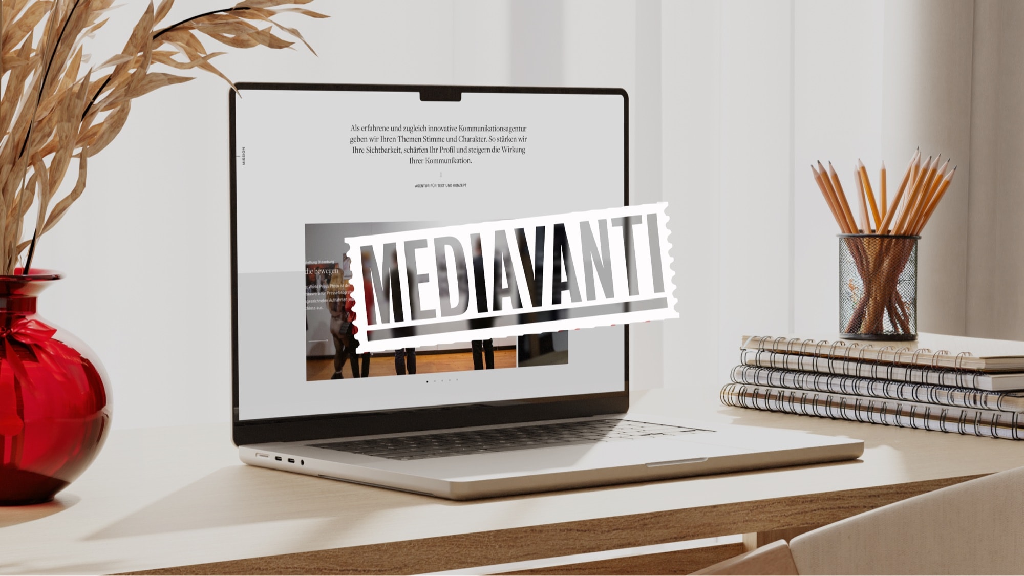 Website-Relaunch für die Textagentur Mediavanti