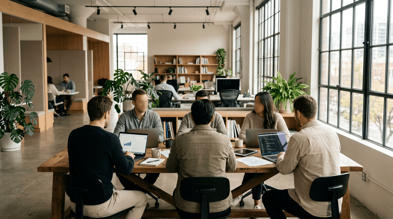 Modernes Büro mit Team – Employer Branding und Recruiting-Marketing